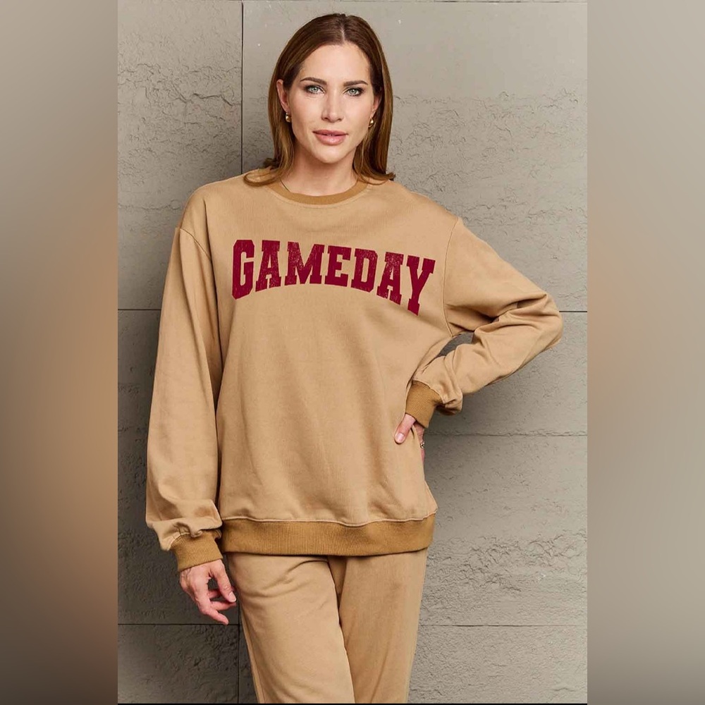 Simply Love Full Size GAMEDAY Graphic Sweatshirt